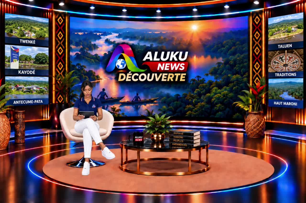 Tania présente ALUKU NEWS Découverte sur un plateau virtuel